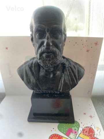 бюст на ХИПОКРАТ, снимка 2 - Антикварни и старинни предмети - 41538333