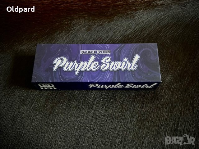 Компактен сгъваем джобен нож на всеки ден RR Peanut Purple Swirl. (RR2150), снимка 5 - Ножове - 44274658