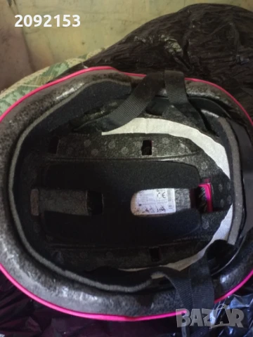 Детска розова каска,р.52/54, снимка 2 - Столчета за кола и колело - 50760131