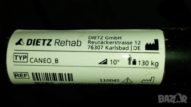 Инвалидна количка Dietz Rehab Caneo_B, снимка 6 - Инвалидни колички - 53529611