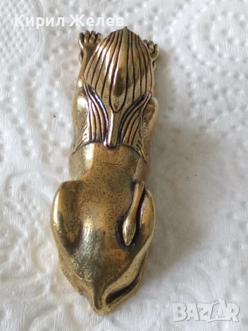 Малка бронзова фигурка на сфинкс 54253, снимка 6 - Колекции - 53752528