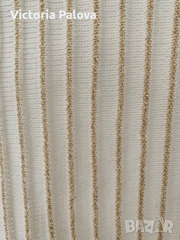 Златиста дизайнерска жилетка STRAUSS STUDIO Австралия, снимка 9 - Жилетки - 44231021