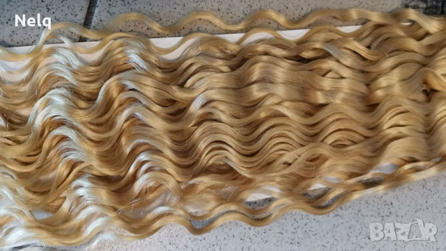 Естествени чупливи коси, снимка 4 - Аксесоари за коса - 36493205