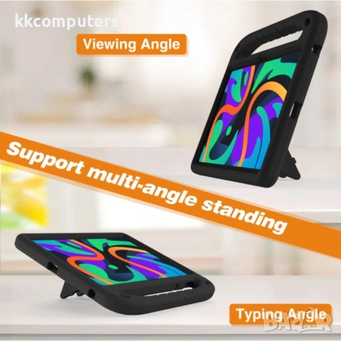 Защитен калъф с дръжка за Lenovo Tab P12 Pro 12.7 2025- EVA шокоустойчив, Стойка, Вкл. Протектор, 6 , снимка 9 - Калъфи, кейсове - 53032634