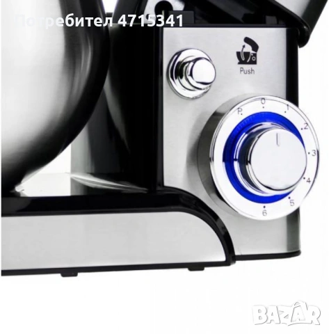 Планетарен миксер Voltz V51115F – мощност 1600W и 5L купа от инокс за перфектно тесто и кремове, снимка 2 - Миксери - 53212486