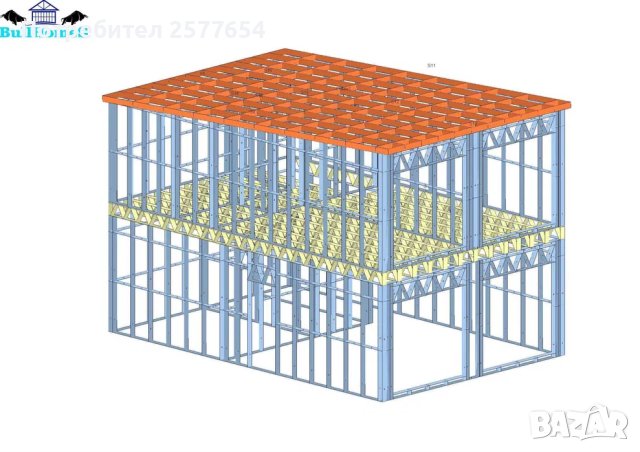 Къща,Бунгало,Преместваема къща,Сглобяеми къщи,Модулни,Жилищни-108м², снимка 9 - Строителни материали - 44146646