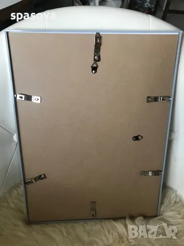 Винтажна картина Момиче с котка 30х40 см канава Нова, снимка 2 - Картини - 48931429