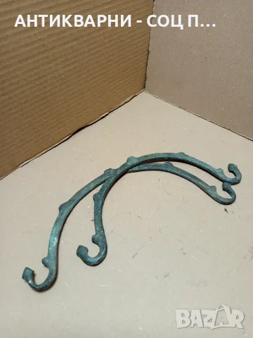 Комплект Стари Дръжки От Медни Араний Менчета., снимка 5 - Антикварни и старинни предмети - 49276836