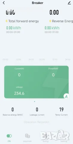 Смарт защита от пренапрежение, напреженова защита, Smart, WiFi, снимка 4 - Друга електроника - 44638373