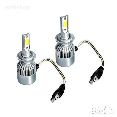 Комплект диодни крушки за фарове Led Headlight C6 H7, снимка 1