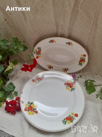 Порцеланови плата Руски, снимка 10 - Сервизи - 41432828