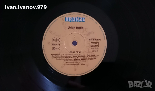 Vinyl (Uriah Heep - Head First), снимка 3 - Грамофонни плочи - 52655104