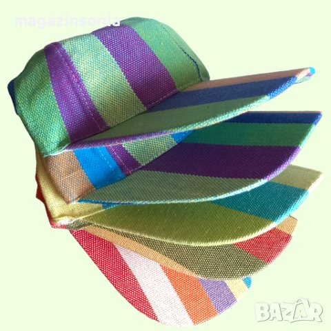 Страхотни многоцветни дамски шапки с козирка, снимка 13 - Шапки - 41594318