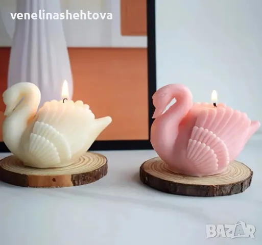 3D Голям лебед Силиконов молд форма за свещи гипс сапун , снимка 2 - Форми - 48827127