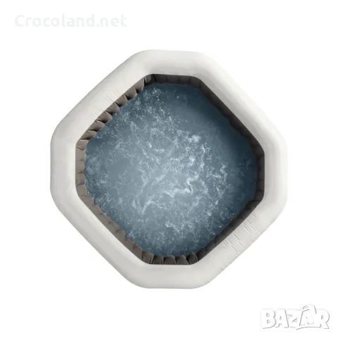 Надуваемо джакузи Intex PureSpa Bubble Deluxe, 6 места, 140 въздушни струи, тъмно сиво, снимка 3 - Басейни и аксесоари - 50084004