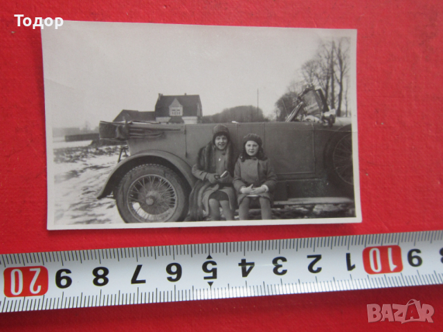 Стара картичка снимка кола 6