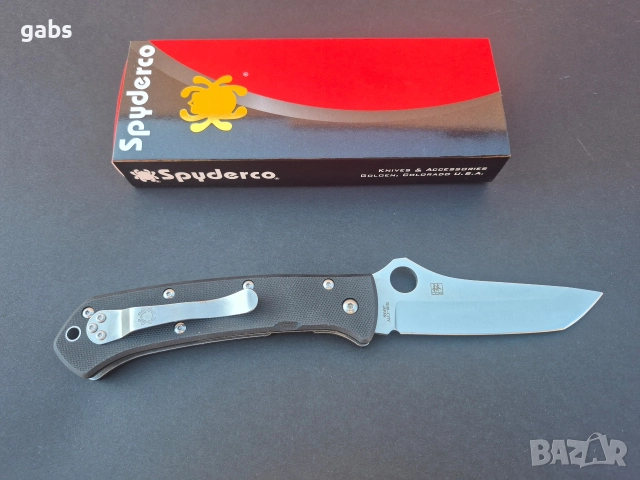 Сгъваем нож Spyderco LUM C46,G10Tanto, снимка 4 - Ножове - 52939516