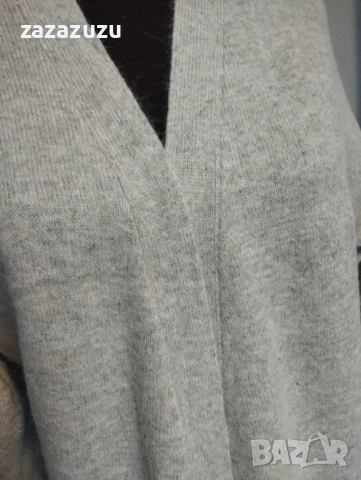 ВЪЛНА И АНГОРА Дамска дълга жилетка, снимка 4 - Жилетки - 53193802