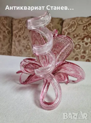 🌹Прелестно Мурано цвете с осукано стъбло

, снимка 5 - Декорация за дома - 48001613