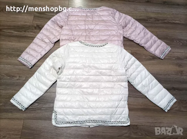 Елегантно дамско яке - розово и шампанско, снимка 3 - Якета - 48682176