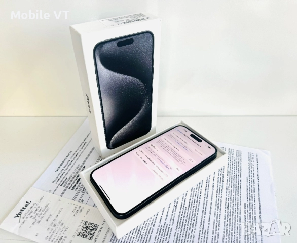Като НОВ! iPhone 15 Pro Max 256GB Black Titanium ГАРАНЦИЯ!, снимка 5 - Apple iPhone - 52445414