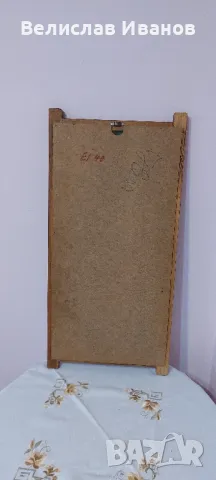 Огледало за стена с масивна дървена рамка в отлично състояние., снимка 6 - Огледала - 50245058