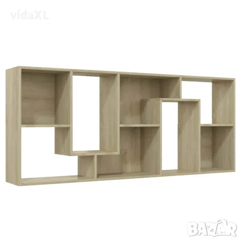 vidaXL Библиотека, дъб сонома, 67x24x161 см, инженерно дърво, снимка 6 - Етажерки - 56147739