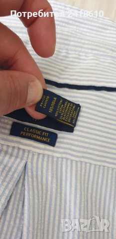 POLO Ralph Lauren Cotton Classic Fit Performance Mens Size XL  ОРИГИНАЛНА Риза!, снимка 10 - Ризи - 51216804