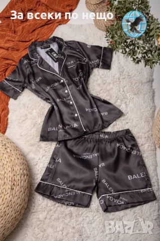 Fendi🔝Christian Dior🔝Versace🔝Louis Vuitton🔝Balenciaga🔝Gucci🔝Дамска Лятна Пижама Код D1913, снимка 8 - Пижами - 49341552