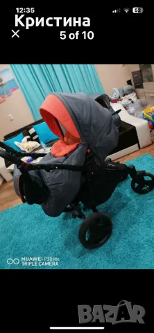 Количка Буба Бела 3в1, снимка 3 - Детски колички - 50360126