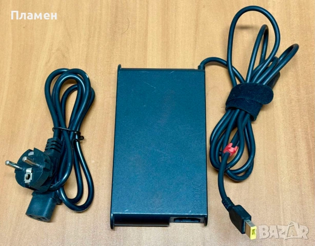 230w Lenovo OEM Charger / 230в Зарядно за Леново - Оригинално, снимка 2 - Лаптоп аксесоари - 53073676