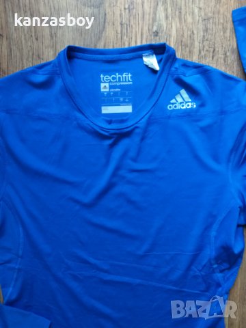adidas techfit - страхотна мъжка блуза КАТО НОВА, снимка 5 - Спортни дрехи, екипи - 39330054