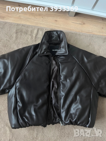 Бомбър яке от изкуствена кожа , снимка 2 - Якета - 52098830