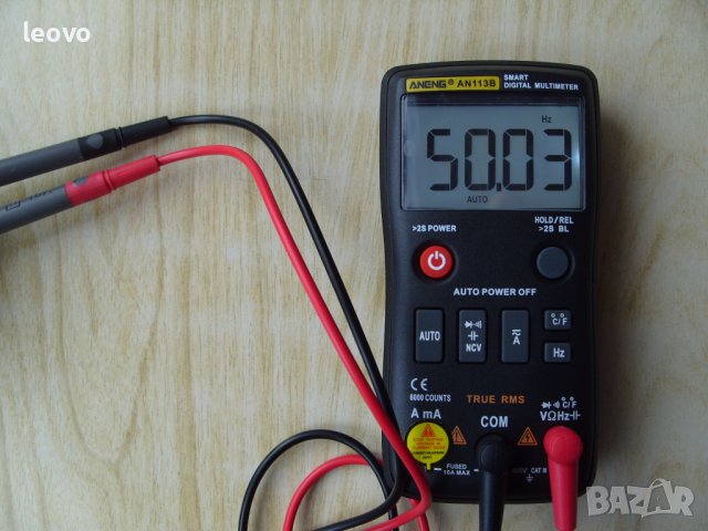 Професионален автоматичен мултиметър  ANENG-AN113B. TRUE RMS, снимка 13 - Други инструменти - 42575135