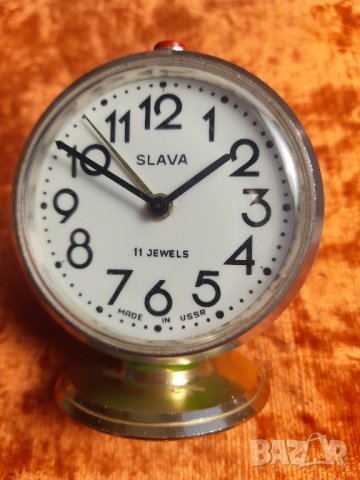 Стар Руски будилник-Слава, снимка 3 - Колекции - 42232958
