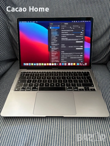MacBook Air M1 8GB Retina display в отлично състояние, снимка 7 - Лаптопи за работа - 53853429