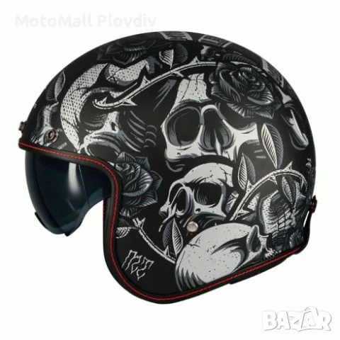 Каска за скутер MT LE MANS 2 S SV BREAKOUT B2, снимка 2 - Аксесоари и консумативи - 50829180