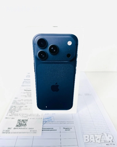 Чисто НОВ! iPhone 17 Pro 512GB Deep Blue ГАРАНЦИЯ 24 Месеца!