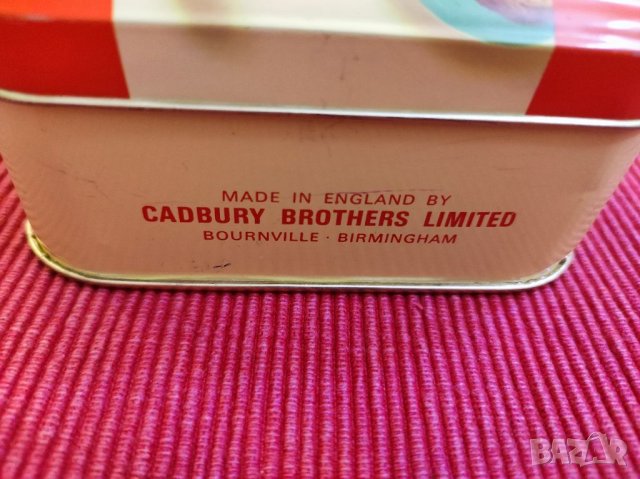 Стара тенекиена кутия от бонбони, Англия. , снимка 5 - Колекции - 35715031