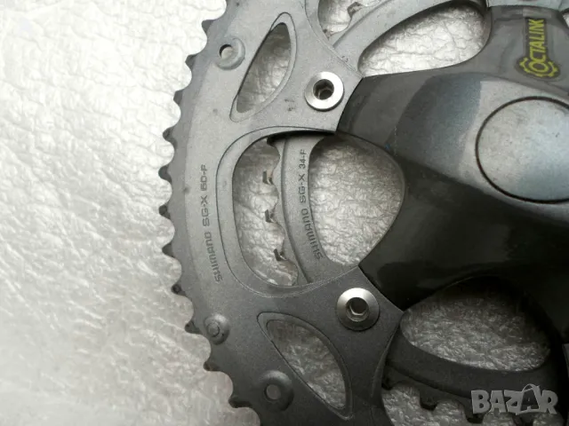  SHIMANO CLARIS /шосейни курбели компакт/, снимка 4 - Части за велосипеди - 36210777