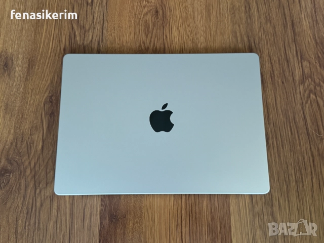 ЧИСТО НОВ 14' Apple MacBook Pro 2021 M1 Pro Silver 16GB RAM/1ТB SSD/Бат 2 цик 100%, снимка 2 - Лаптопи за работа - 52891975