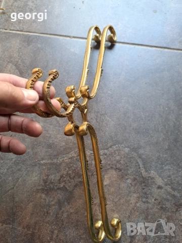 бронзови закачалки за дрехи 28/2, снимка 8 - Закачалки - 51853639