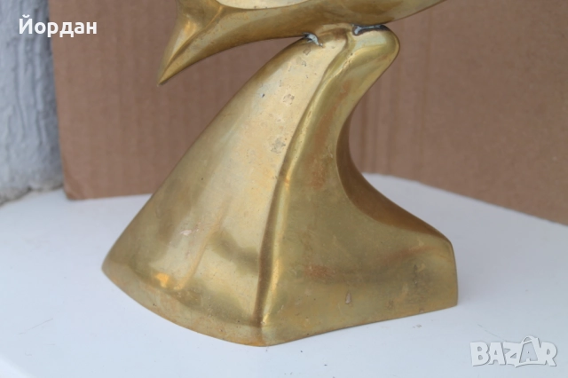 Бронзова фигурка-Риба, снимка 5 - Колекции - 51811200