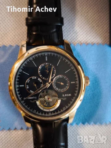 Нов ръчен мъжки автоматичен часовник, гаранция, снимка 4 - Мъжки - 48960970