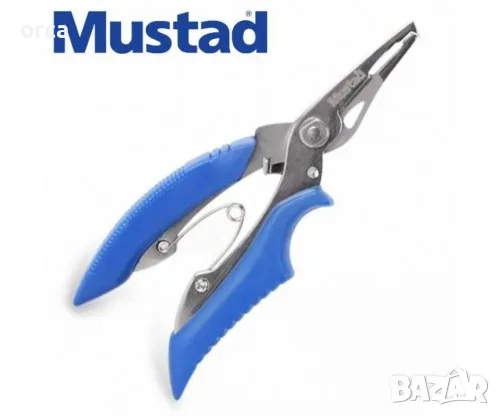 Риболовни клещи Mustad Split Ring Eco 5" – за халки и рязане на влакно