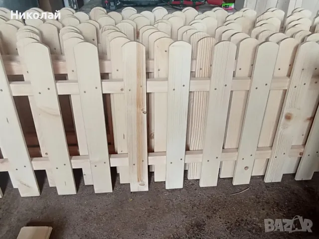 Декоративна дървена ограда за двор градина заведение детска площадка , дървени огради оградки, снимка 5 - Огради и мрежи - 49863619