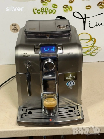 Кафемашина кафе автомат Saeco Syntia с гаранция, снимка 6 - Кафемашини - 53579133