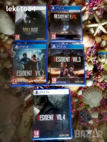 Resident evil biohazard, village, 2,3,4 Remake LOT ЛОТ PlayStation 4 /5 БАРТЕР, снимка 1 - Игри за PlayStation - 49544621