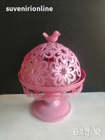 Метална стойка с капак, снимка 3 - Декорация за дома - 40034022