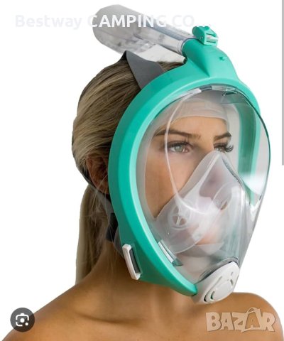  Маска и шнорхел комплект за гмуркане 2 размера - S- M, L-  XL